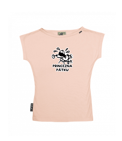 DÁMSKÉ TRIČKO S LODIČKOVÝM VÝSTŘIHEM