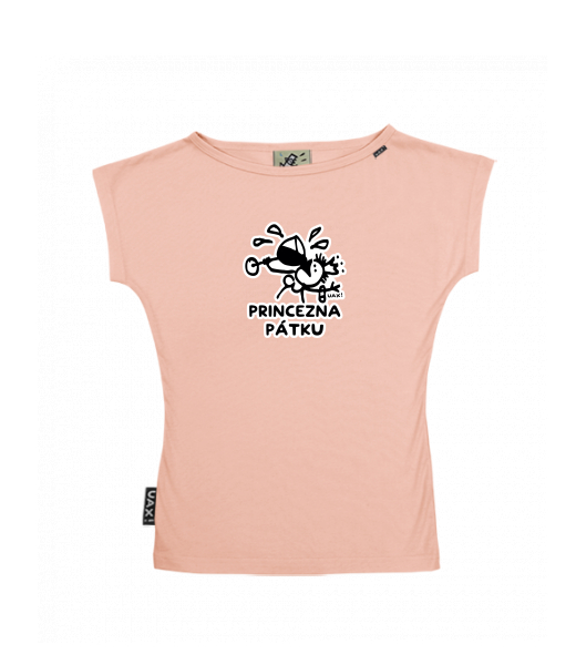 DÁMSKÉ TRIČKO S LODIČKOVÝM VÝSTŘIHEM