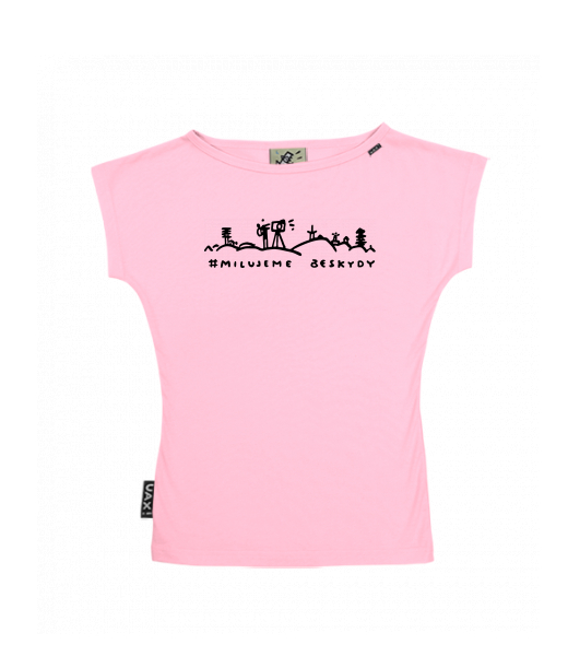 DÁMSKÉ TRIČKO S LODIČKOVÝM VÝSTŘIHEM