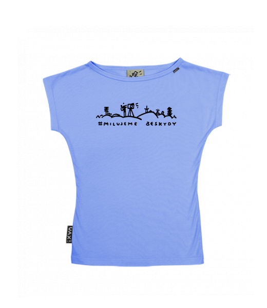 DÁMSKÉ TRIČKO S LODIČKOVÝM VÝSTŘIHEM