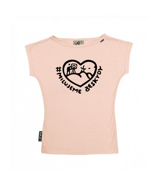 DÁMSKÉ TRIČKO S LODIČKOVÝM VÝSTŘIHEM