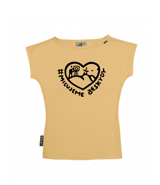 DÁMSKÉ TRIČKO S LODIČKOVÝM VÝSTŘIHEM