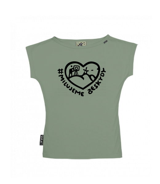 DÁMSKÉ TRIČKO S LODIČKOVÝM VÝSTŘIHEM