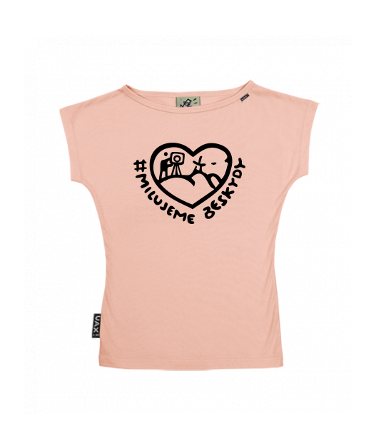 DÁMSKÉ TRIČKO S LODIČKOVÝM VÝSTŘIHEM