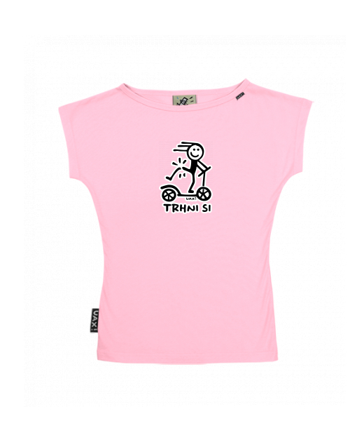 DÁMSKÉ TRIČKO S LODIČKOVÝM VÝSTŘIHEM