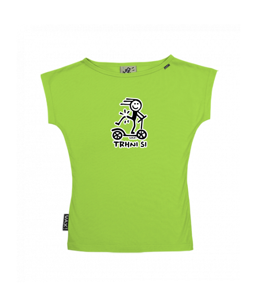 DÁMSKÉ TRIČKO S LODIČKOVÝM VÝSTŘIHEM