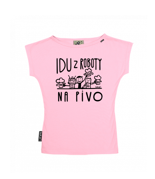 DÁMSKÉ TRIČKO S LODIČKOVÝM VÝSTŘIHEM