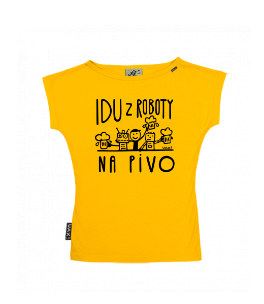 DÁMSKÉ TRIČKO S LODIČKOVÝM VÝSTŘIHEM