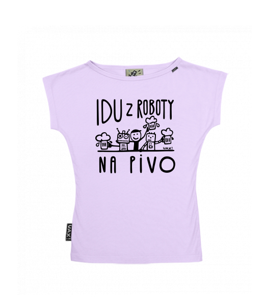 DÁMSKÉ TRIČKO S LODIČKOVÝM VÝSTŘIHEM