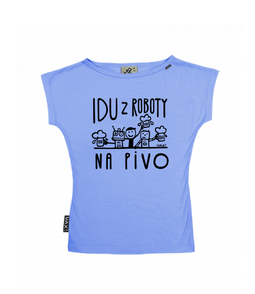 DÁMSKÉ TRIČKO S LODIČKOVÝM VÝSTŘIHEM