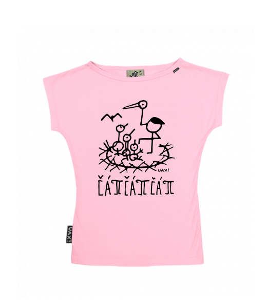 DÁMSKÉ TRIČKO S LODIČKOVÝM VÝSTŘIHEM