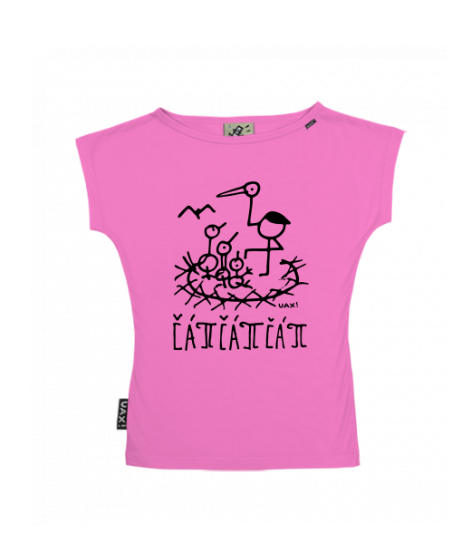 DÁMSKÉ TRIČKO S LODIČKOVÝM VÝSTŘIHEM