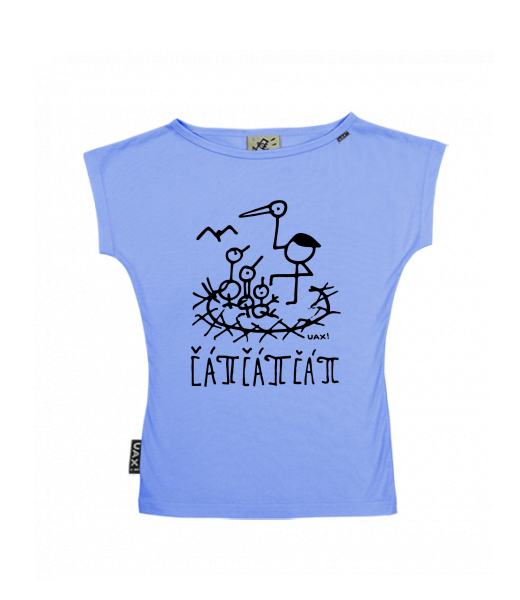 DÁMSKÉ TRIČKO S LODIČKOVÝM VÝSTŘIHEM