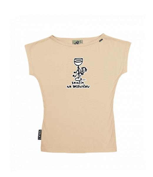 DÁMSKÉ TRIČKO S LODIČKOVÝM VÝSTŘIHEM