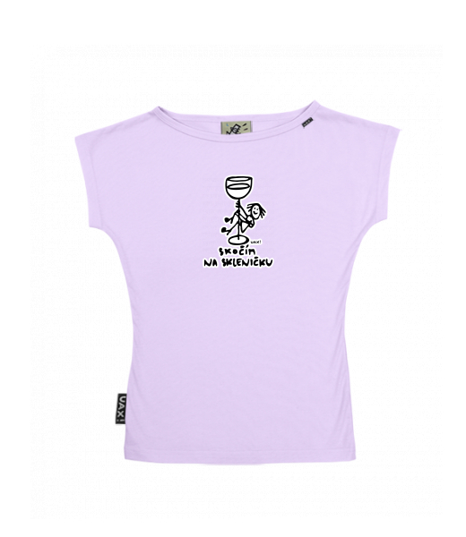DÁMSKÉ TRIČKO S LODIČKOVÝM VÝSTŘIHEM