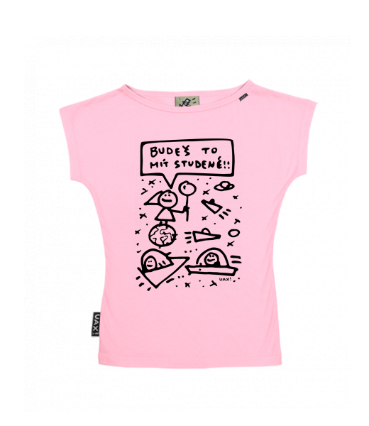 DÁMSKÉ TRIČKO S LODIČKOVÝM VÝSTŘIHEM