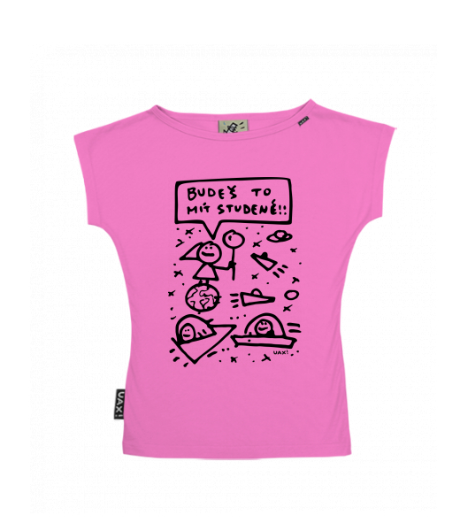 DÁMSKÉ TRIČKO S LODIČKOVÝM VÝSTŘIHEM