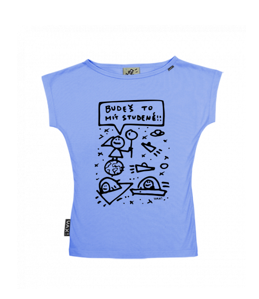 DÁMSKÉ TRIČKO S LODIČKOVÝM VÝSTŘIHEM