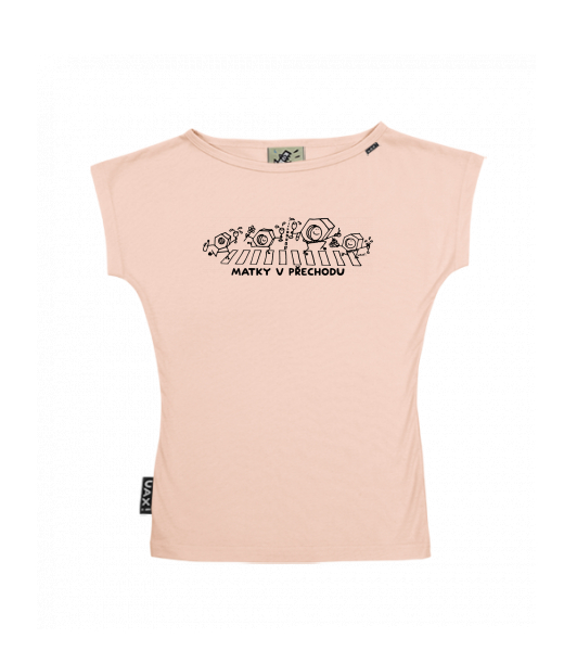 DÁMSKÉ TRIČKO S LODIČKOVÝM VÝSTŘIHEM