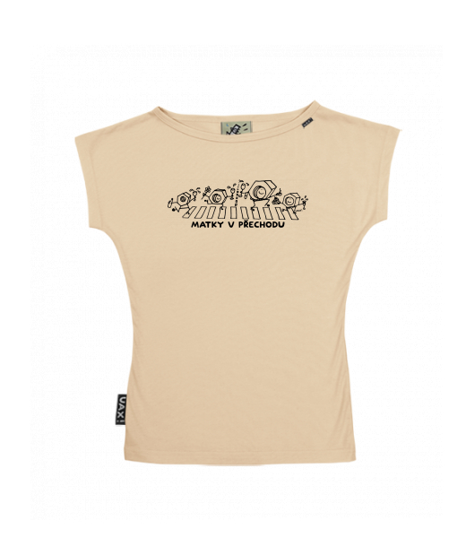 DÁMSKÉ TRIČKO S LODIČKOVÝM VÝSTŘIHEM