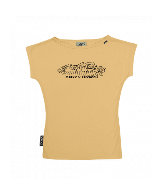 DÁMSKÉ TRIČKO S LODIČKOVÝM VÝSTŘIHEM