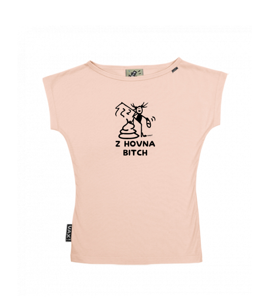 DÁMSKÉ TRIČKO S LODIČKOVÝM VÝSTŘIHEM