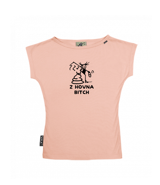 DÁMSKÉ TRIČKO S LODIČKOVÝM VÝSTŘIHEM