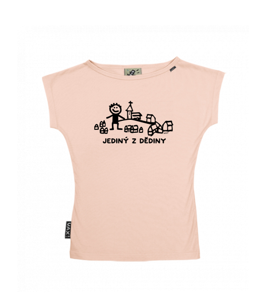 DÁMSKÉ TRIČKO S LODIČKOVÝM VÝSTŘIHEM