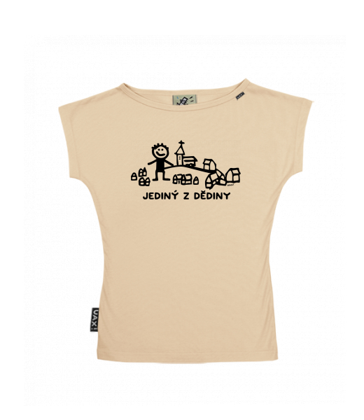 DÁMSKÉ TRIČKO S LODIČKOVÝM VÝSTŘIHEM
