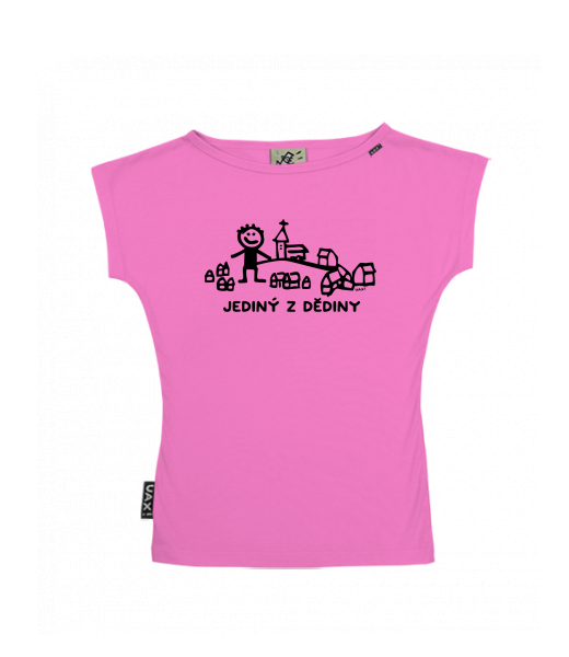 DÁMSKÉ TRIČKO S LODIČKOVÝM VÝSTŘIHEM