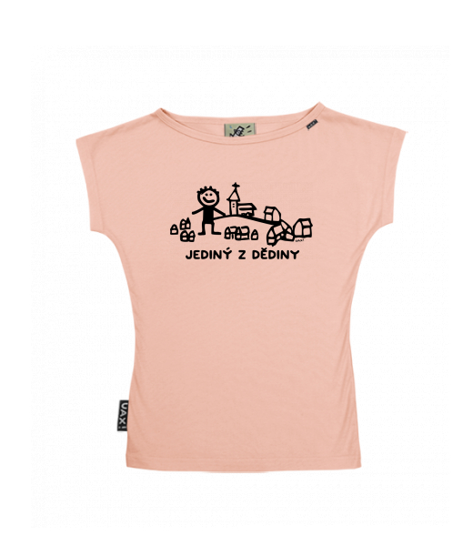 DÁMSKÉ TRIČKO S LODIČKOVÝM VÝSTŘIHEM