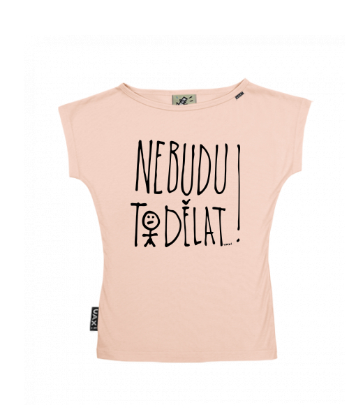 DÁMSKÉ TRIČKO S LODIČKOVÝM VÝSTŘIHEM