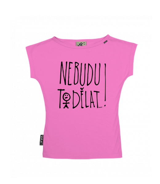 DÁMSKÉ TRIČKO S LODIČKOVÝM VÝSTŘIHEM