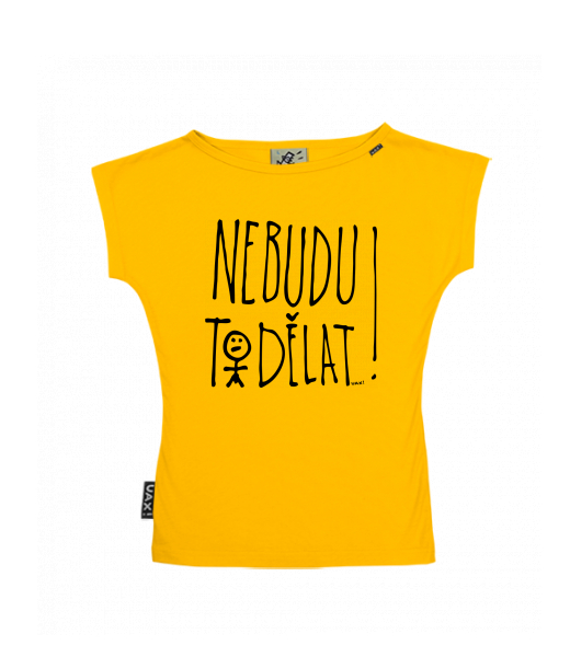 DÁMSKÉ TRIČKO S LODIČKOVÝM VÝSTŘIHEM