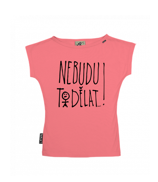 DÁMSKÉ TRIČKO S LODIČKOVÝM VÝSTŘIHEM