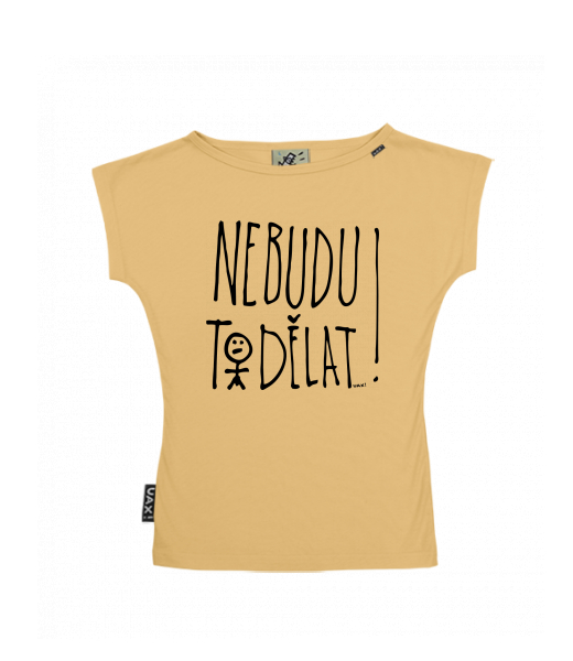 DÁMSKÉ TRIČKO S LODIČKOVÝM VÝSTŘIHEM