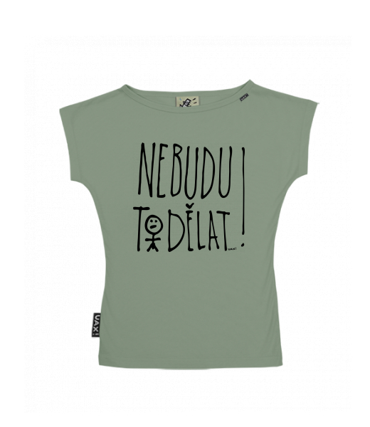 DÁMSKÉ TRIČKO S LODIČKOVÝM VÝSTŘIHEM