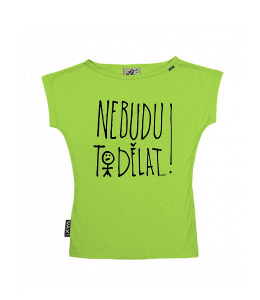 DÁMSKÉ TRIČKO S LODIČKOVÝM VÝSTŘIHEM