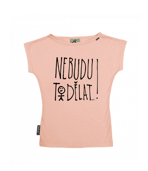 DÁMSKÉ TRIČKO S LODIČKOVÝM VÝSTŘIHEM