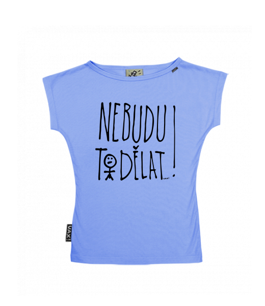 DÁMSKÉ TRIČKO S LODIČKOVÝM VÝSTŘIHEM