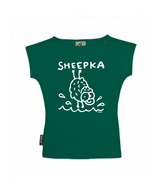 DÁMSKÉ TRIČKO S LODIČKOVÝM VÝSTŘIHEM