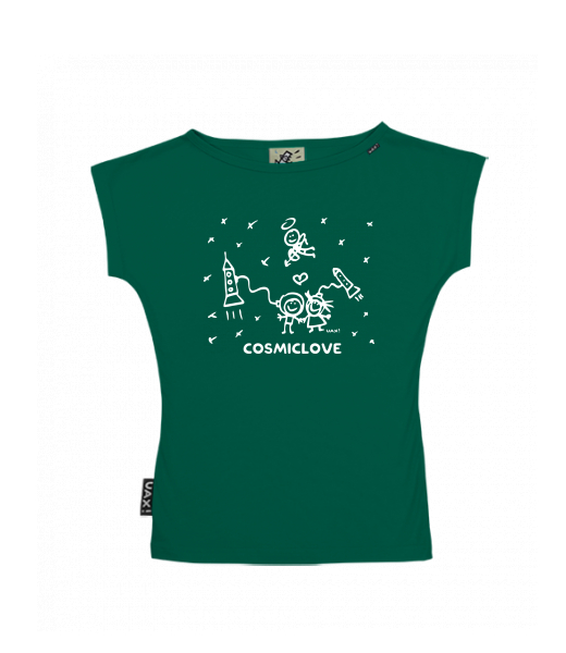 DÁMSKÉ TRIČKO S LODIČKOVÝM VÝSTŘIHEM