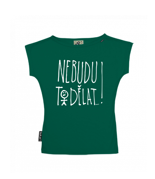 DÁMSKÉ TRIČKO S LODIČKOVÝM VÝSTŘIHEM