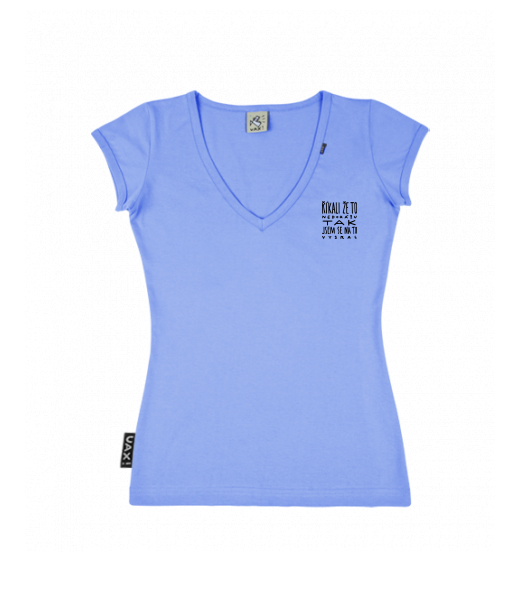 DÁMSKÉ TRIČKO V-NECK