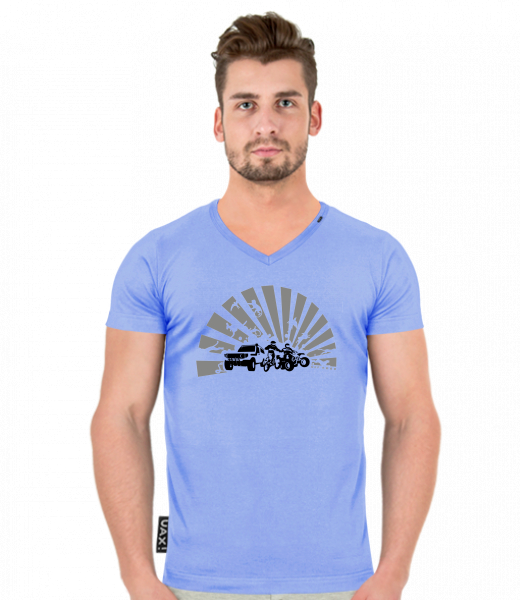 TRIČKO SLIM FIT VÝSTŘIH V