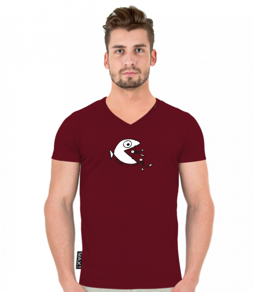 TRIČKO SLIM FIT VÝSTŘIH V