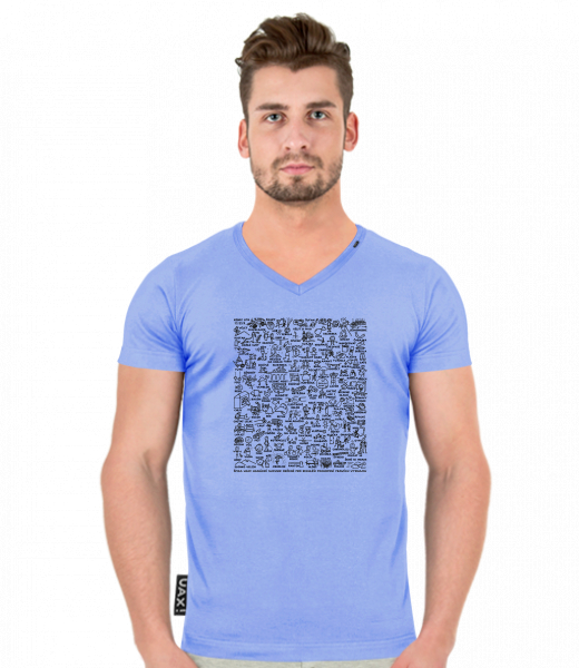 TRIČKO SLIM FIT VÝSTŘIH V