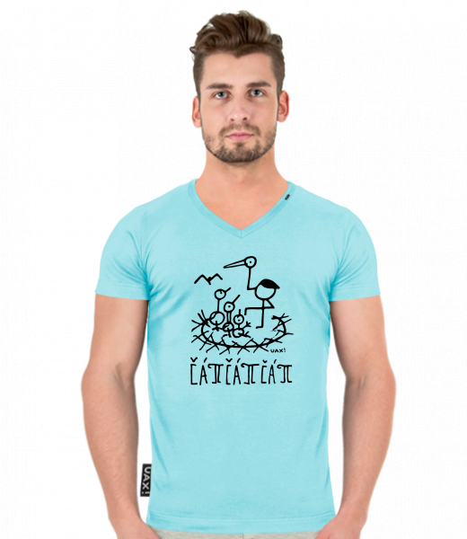 T-SHIRTS SLIM FIT V NECK