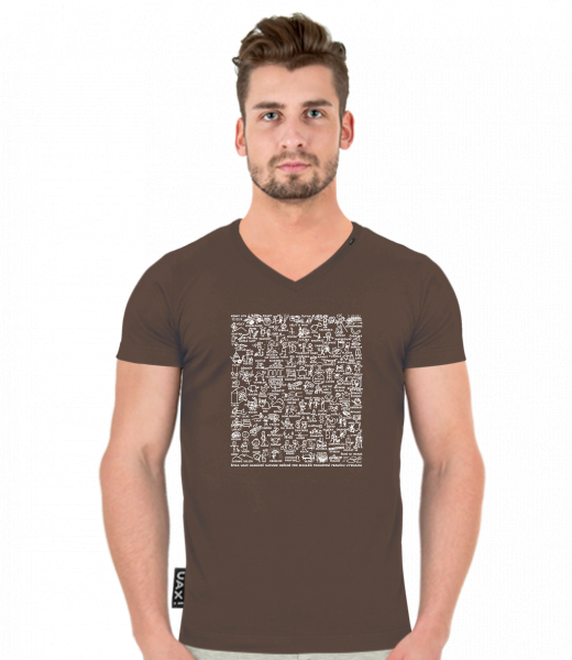 TRIČKO SLIM FIT VÝSTŘIH V