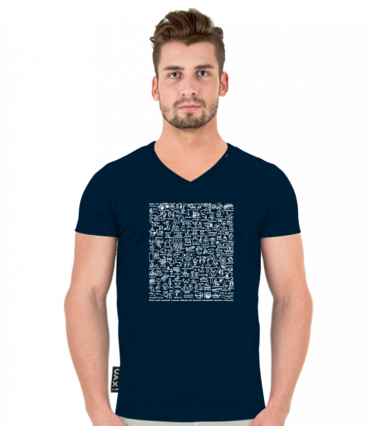 TRIČKO SLIM FIT VÝSTŘIH V